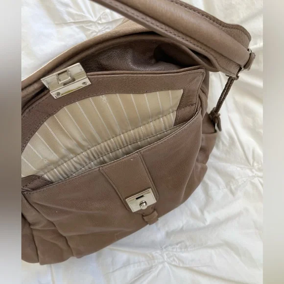 Cole Haan Tan Leather Shoulder Bag